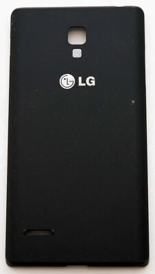 GENUINA LG P769 Optimus L9 CUBIERTA BATERÍA Puerta NEGRO Teléfono Celular Android MS769 OEM Foto 1 de 2