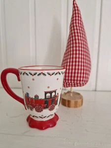 Weihnachtstasse Nostalgie auf Fuß 12x8x10,2 cm 200 ml - Bild 1 von 4