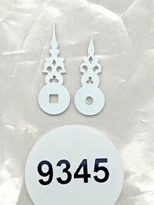 NOS Cuckoo Clock Parts - White Plastic Hands for a 50mm Dial (CH4-9345) - Picture 1 of 1