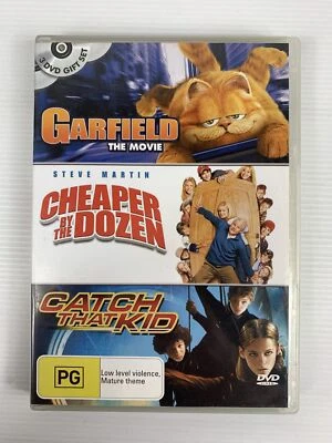 Garfield La Película / Más Barato por Docena / Atrapa a Ese Niño DVD R4 Foto 1 de 4