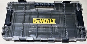 DEWALT Large Tough Case Bit Holder Storage Organizer STACKABLE INTERLOCKING NEW - Picture 1 of 6