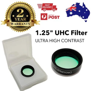 1.25" UHC Filter for telescope eyepiece -Cuts light pollution deep sky astronomy - Picture 1 of 8