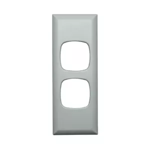 HPM Excel 2 Gang Architrave Light Switch White Cover | XLA770/2PLWE - Picture 1 of 1