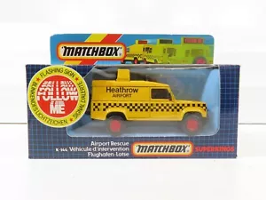 Matchbox SuperKings K-144 Heathrow Airport Land Rover LN 8503 - Picture 1 of 4