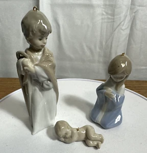 Lladro Mini Sagrada Familia 5.657 Christmas Ornaments Holy Family Nativity Box - Picture 1 of 23