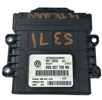 Computadora de transmisión Volkswagen Tiguan 2013-2017 TCM 09G 927 750 NK Foto 1 de 4