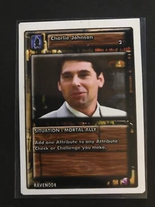 Raven CHARLIE JOHNSON Highlander CCG TCG 2nd Edition 2E - Picture 1 of 2