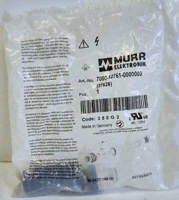 Murr Elektronik 7000-12761-0000000 Field Wireable Male M12 5-Pin Connector - Image 1 of 3