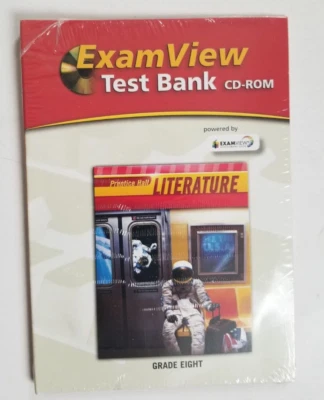 ExamView Test Bank Literature CD - NEW Sealed Grade Eight - Image 1 of 2