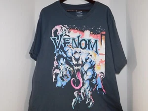 Marvel Venom Men Graphic T-Shirt Size 3XL City Aflame Cotton (54/56) - Picture 1 of 3