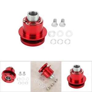 .Red Car Quick Release 360° Steering Wheel Hub Adapter Kit Fit For - Picture 1 of 9