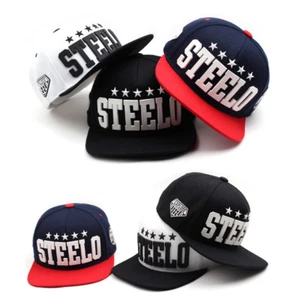 Cappelli hip-hop unisex uomo donna gomma steelo diamante snapback baseball berretto - Foto 1 di 10