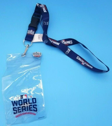 CHICAGO CUBS 2016 WORLD SERIES TICKET LANYARD + "I WAS THERE PIN" - BRAND NEW Cover