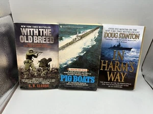 Military Books Mostly World War 2 Lot of 9 books paperback - Picture 1 of 8
