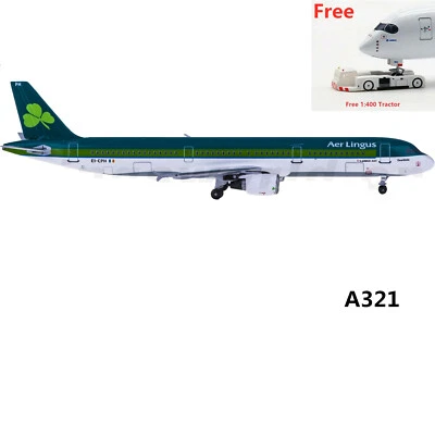 (Very Rare)1:400 AeroClassics AC419672 Aer Lingus A321 EI-CPH+Free Tractor  - Image 1 of 3