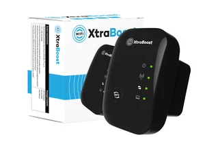 Repeater WiFi XtraBoost z kablem sieciowym wzmacniacz Wi-Fi 300Mbps. - Zdjęcie 1 z 9