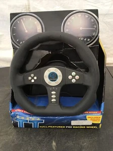 Pelican Playstation 2 PS2 Cobra TT Racing Steering Wheel Controller Pedal W Box - Picture 1 of 11
