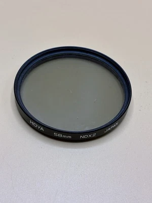 Hoya 58mm HMC NDx2 ND2 Camera Lens Multi-Coated Neutral Density Filter 58 mm - Image 1 of 4