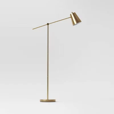 Cantilever Floor Lamp Brass - Threshold - Image 1 of 4
