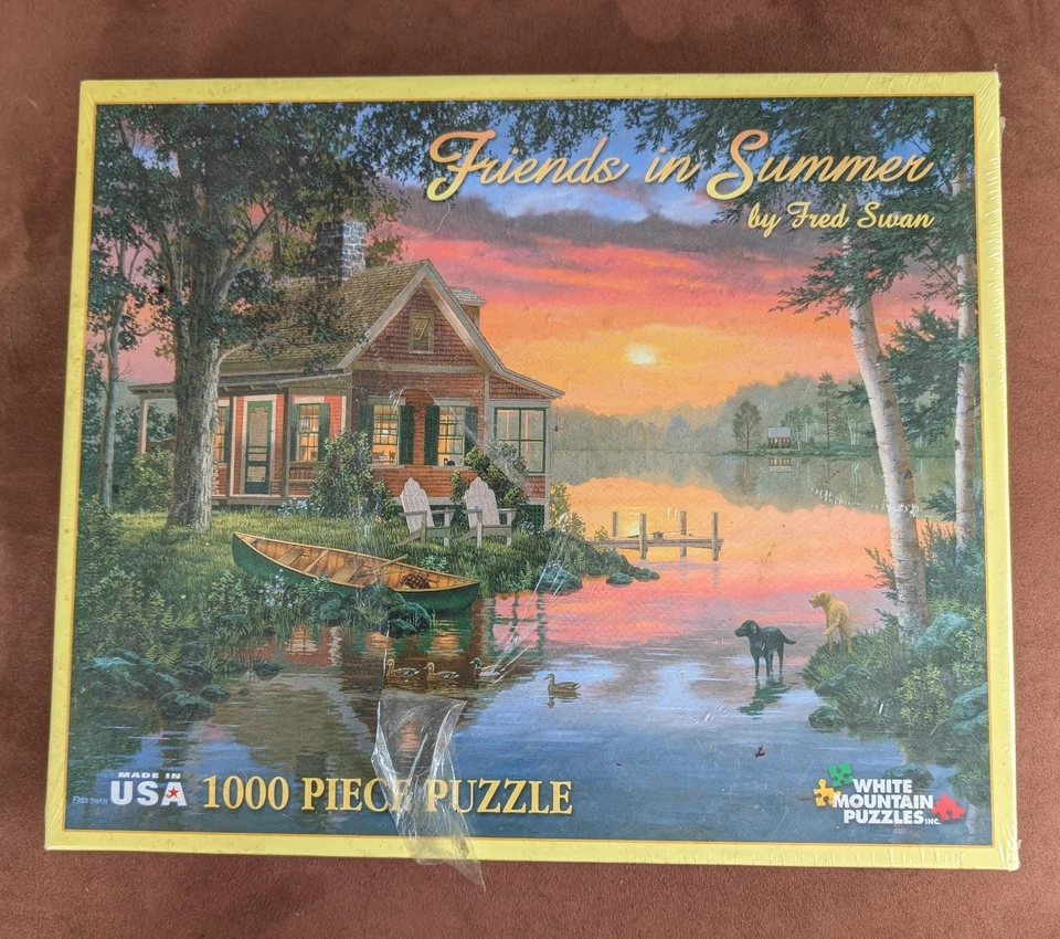 Rompecabezas Blanco MTN Amigos en Verano - 1000 Piezas Rompecabezas 24"X30" Nuevo mf  Foto 1 de 4