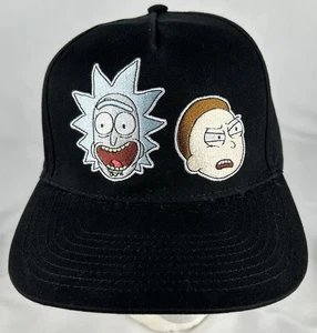 Rick And Morty Adult Swim Black Snapback Baseball Hat Cap Cartoon Network - Picture 1 of 6