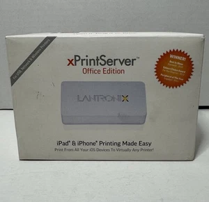 Lantronix xPrintServer Office Edition W/ USB Port AirPrint - XPS1002FC-01 In Box - Picture 1 of 9