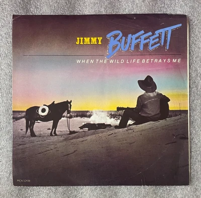 Jimmy Buffett –“Wild Life / Ragtop Day” MCA Picture Sleeve Only (1984) NO RECORD - Image 1 of 4