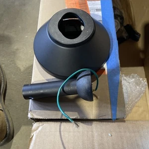 Hampton Bay Riley 44" Matte Black Ceiling Fan Replacement Canopy Downrod - Picture 1 of 2