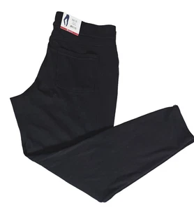 Utopia By Hue Women's Mid-Rise Stretch Slim Fit Pull On Denim Leggings Black XL - Picture 1 of 9