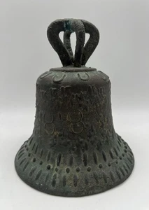 Antique Bronze Spanish Colonial Mission Bell Church Bell 1818 Mexico - Picture 1 of 13