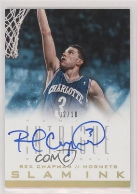 2013-14 Panini Intrigue Slam Ink Gold /10 Rex Chapman #26 Auto - Imagem 1 de 2