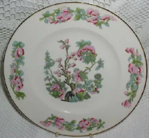 Aberdeen China patrón de árbol indio rosa con hoja verde placa 8-7/8 - Imagen 1 de 2