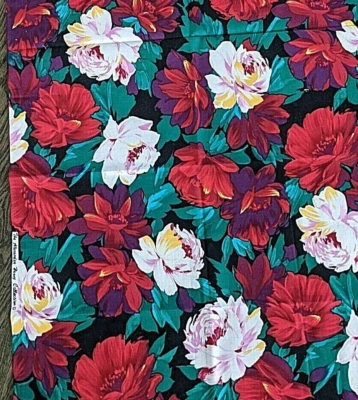 Floral fabric by Alexander Henry Collections - 20 " x 29" - Rare OOP - Image 1 of 2
