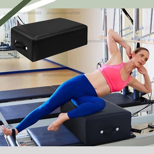 Leather Pilates Sitting Box for Home Pilates Reformer Pilates Bed Accessories - Picture 1 of 12