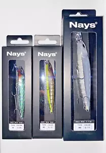 Nays MD MX 80 SR MR 110 MR Twitchbait Angelköder Wobbler Set - Picture 1 of 1