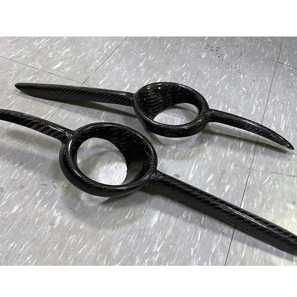 Carbon Fog Light Lamp Cover 2PCS for Porsche Cayman S 987 2006-2008 2DR Foto 1 de 4