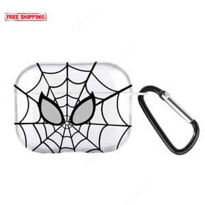 Silicone TPU Case for Airpods 4 Pro 2 2Nd Gen USB C Cover Spider Design Pattern - Picture 1 of 15