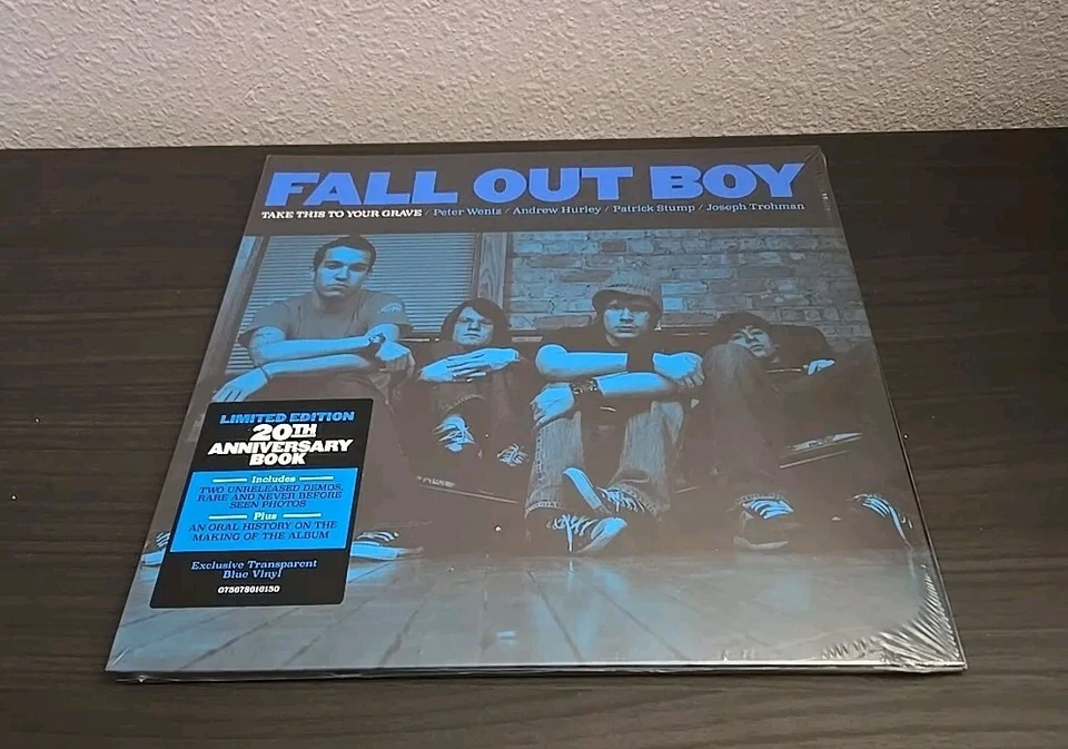 FALL OUT BOY Take This To Your Grave Limited Edition Coffee Book Vinyl 🆕 ✅  - Image 1 of 2