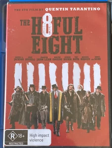 The H8ful (Hateful) Eight - DVD π Region 4 Tarantino - Samuel Jackson - Picture 1 of 3