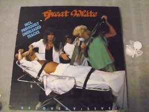 LP   GREAT WHITE   RECOVERY: LIVE !    BEBRAUCHT - Bild 1 von 4