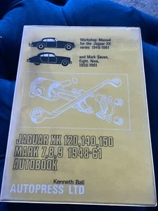 Jaguar XK120 XK140 XK150 rare autobooks workshop manual 1948-1961 - Picture 1 of 8