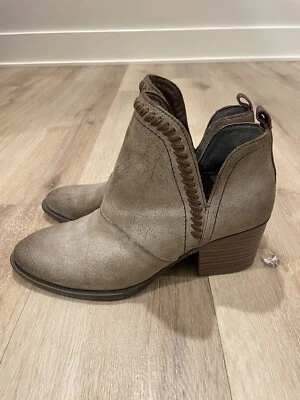 Botas al tobillo Free People Venture para mujer gris/marrón de gamuza talla ~ 8,5 ~ 17F935 Foto 1 de 4