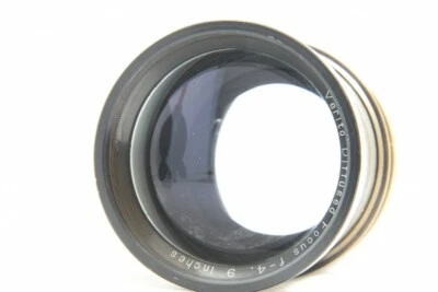 RARE WOLLENSAK ROCHESTER Verito Diffused Focus 9 Inches F-4 BRASS Lens #3638 - Image 1 of 4