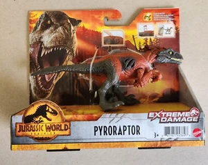 Jurassic World Dominion Extreme Damage Dinosaur Atrociraptor Tiger GWN19 - Picture 1 of 2