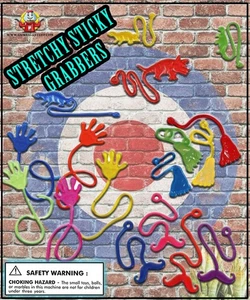 STICKY HANDS & GRABBERS TOYS 1 inch 1" 1.1" Vending Machine Capsules 250 pcs - Picture 1 of 5