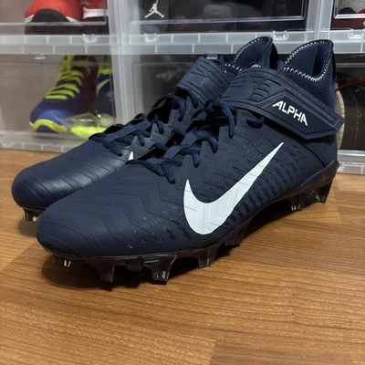 Nike Alpha Menace Pro 2 Mid College Navy BV3945-404 Football Cleats Sz 17M NWOB - Image 1 of 4