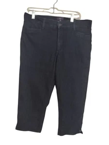 Women's NYDJ Capri Jeans Casual Normcore Mature Classic Indigo - Picture 1 of 5