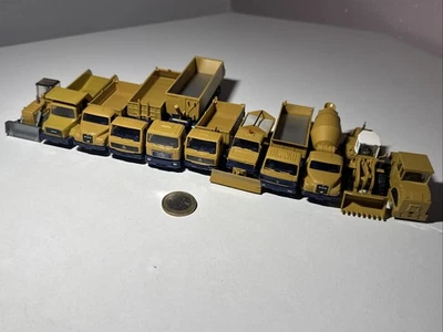 M574 Wiking MB Man Iveco Hinterkipper Bagger Trac. Bulldozer Betonmischer 11 Stk - Bild 1 von 4