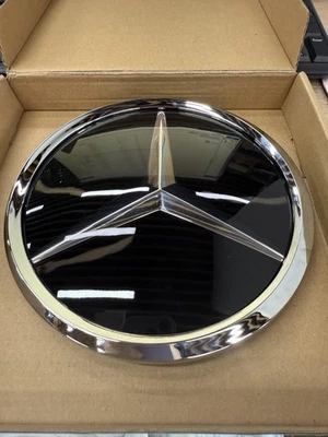 Chrome Mirror Car Grille Star Emblem Fit For Mercedes-Benz C300 C63 CLA200 E350 Foto 1 de 4