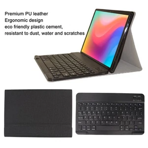Wireless Keyboard PU Leather Waterproof Ergonomic Design Tablet FY - Afbeelding 1 van 22